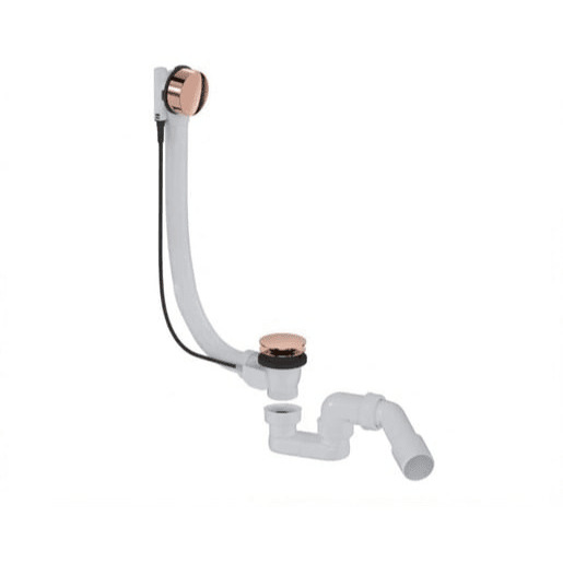 Vanový automat 52 mm DN40/DN50 SAT Aurum 60 cm, růžově zlatý lesklý, plast SATAVA80RG
