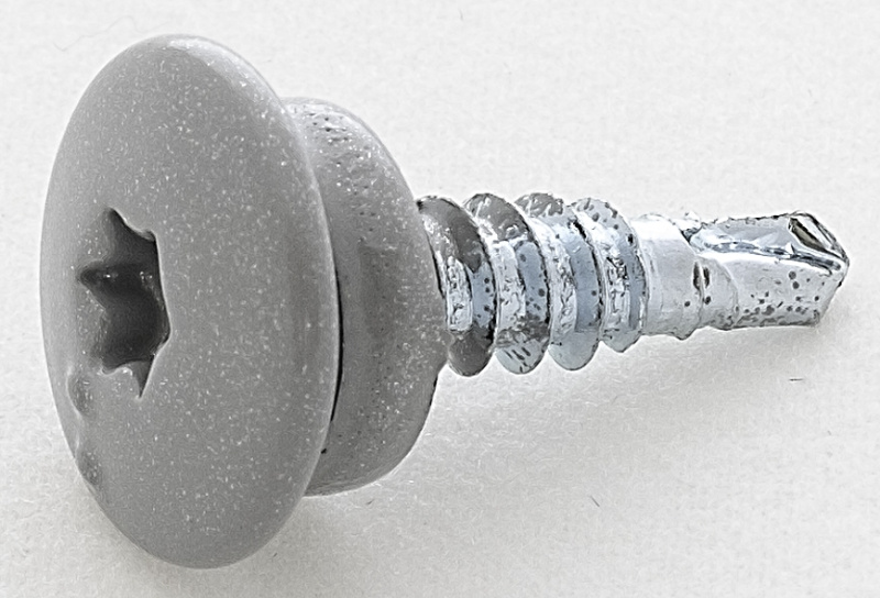 Šroub samovrt. GUNNEX UFO 1415 T25 4,8×20 mm RAL 9006 25 ks