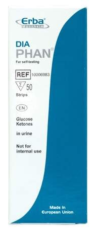 DIAPHAN PRO SEBETESTOVÁNÍ 10006983, VIZUÁLNÍ TEST Z MOČI PRO DIABETIKY II.TY