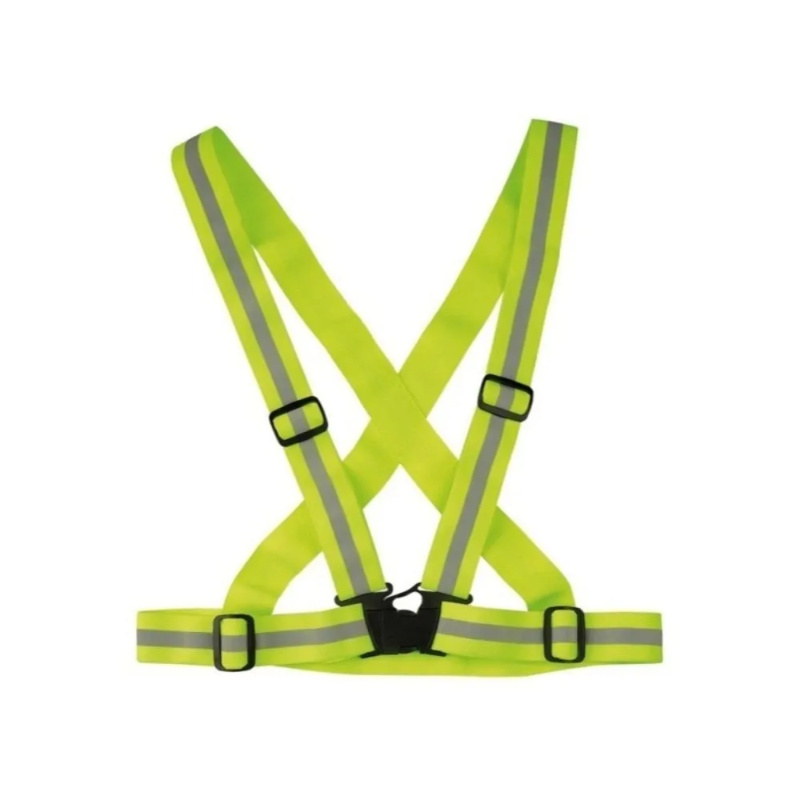 CAPPA RACING Popruhy reflexní zelené