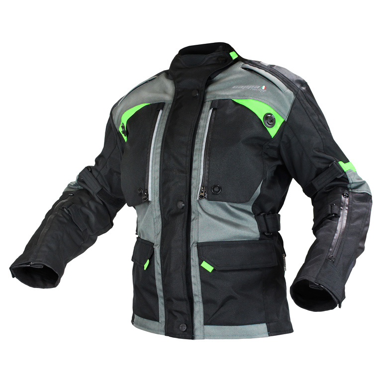 Cappa Racing Bunda moto dámská FIORANO textilní černá / zelená M Velikost: M