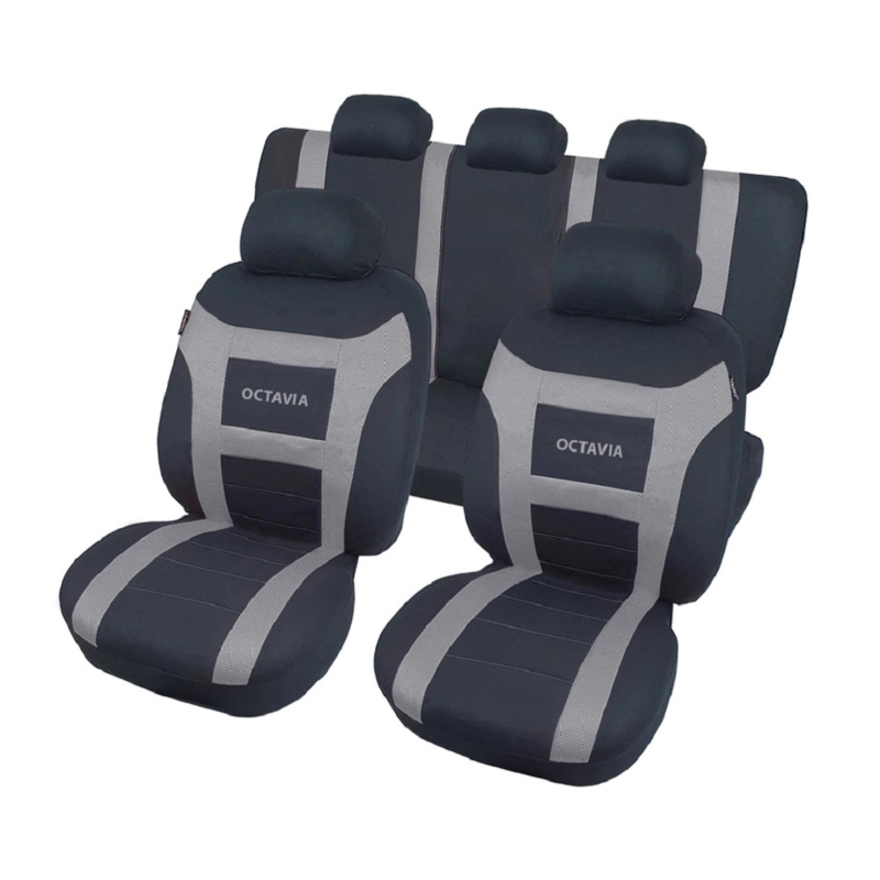 CAPPA Autopotahy ENERGY OCTAVIA černá/šedá