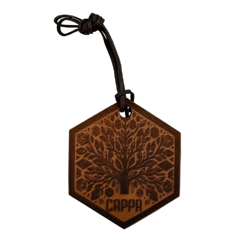 CAPPA Vůně do auta Aroma Leather Tree Vanilla & Sandalwood