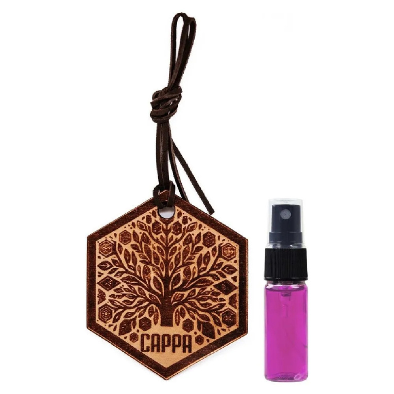 CAPPA Autovůně Aroma Leather Tree Lavender & Peppermint Set