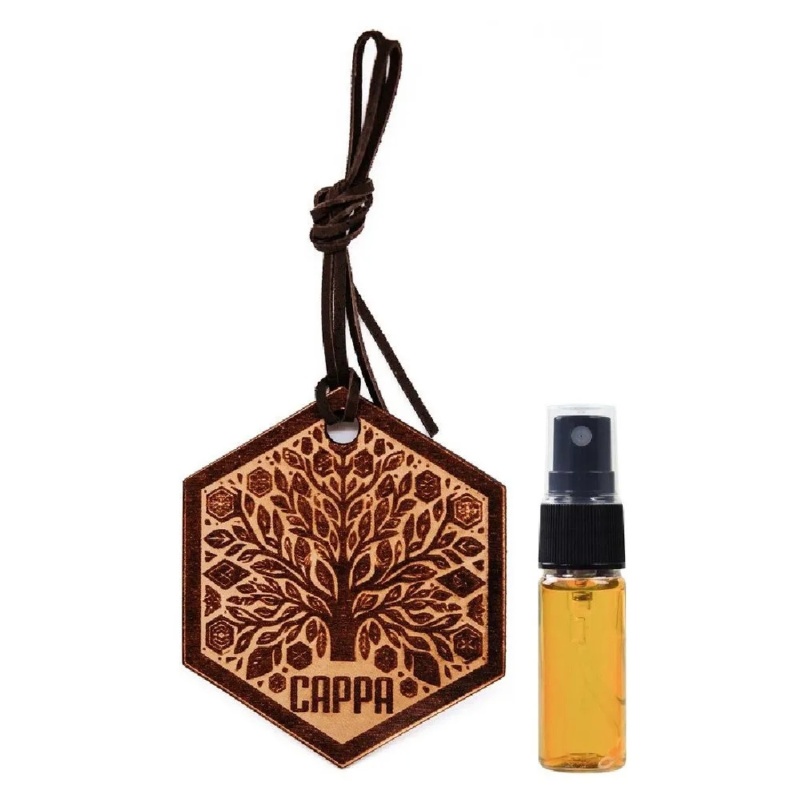 CAPPA Autovůně Aroma Leather Tree Vanilla & Sandalwood Set