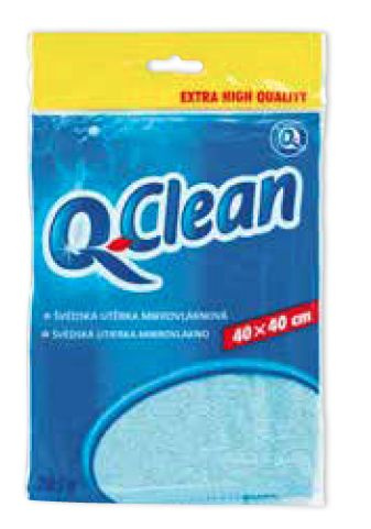 Q Clean útěrka 205g mikrovlákno 40x40cm