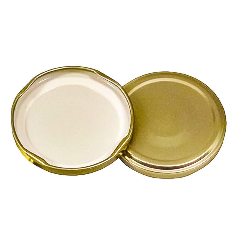 Toro Víčko pro zavařovací sklenice zlaté pr. 6,6 cm, 10 ks