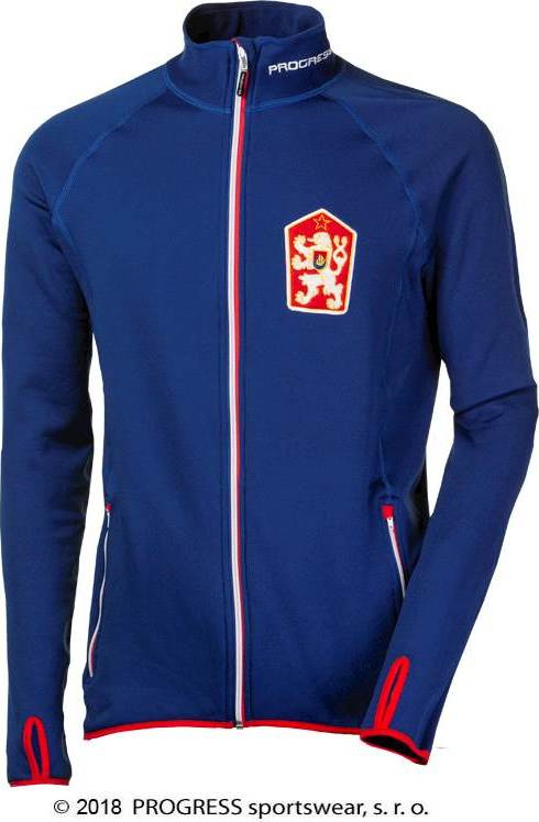 Pánská sportovní ČSSR retro mikina PROGRESS Timur tm.modrá Velikost: XXXL