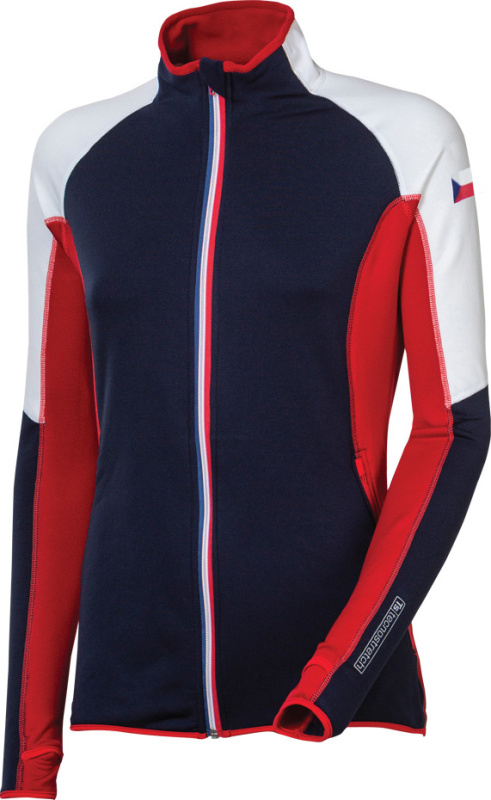 Dámská sportovní ČR mikina PROGRESS Republica modrá/ bílá/červená Velikost: XL