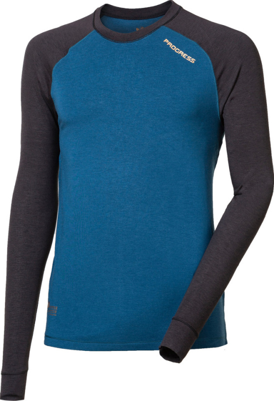 Pánské funkční tričko PROGRESS Cc Ndr antracit/petrol Velikost: XXXL