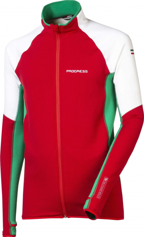 Pánská sportovní mikina PROGRESS Hungary červená Velikost: M