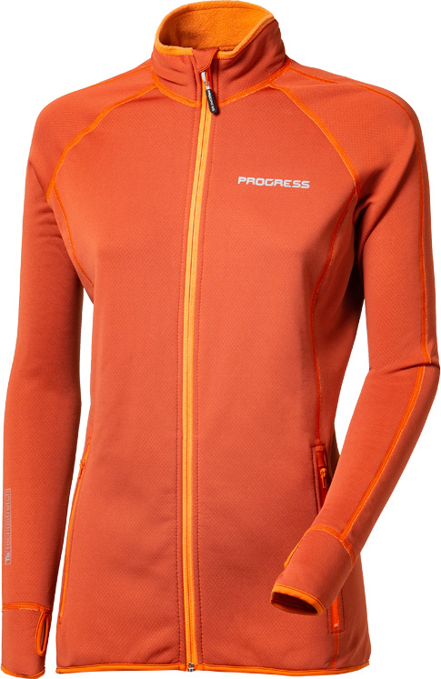 Dámská sportovní mikina PROGRESS Tispa Eco oranžová Velikost: XL