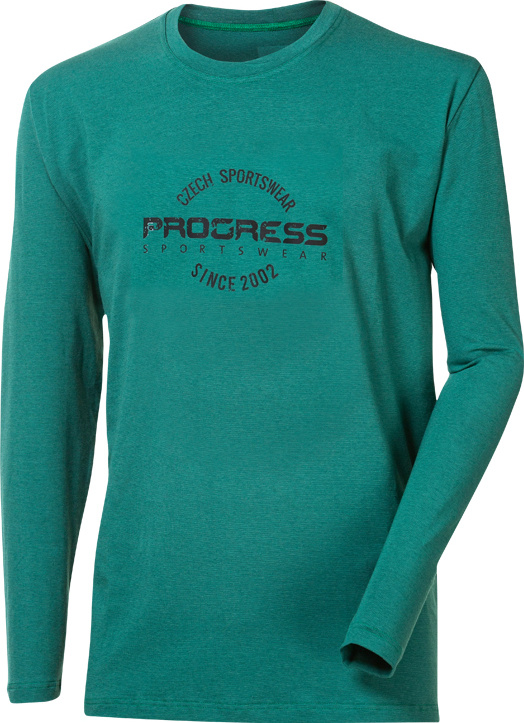 Pánské bambusové triko PROGRESS Vandal Stamp zelené Velikost: XXXL