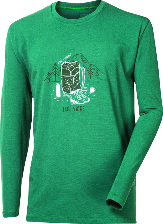 Pánské bambusové triko PROGRESS Vandal Hike zelené Velikost: XXXL