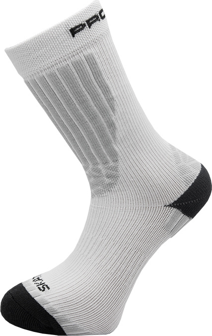 Funkční ponožky PROGRESS Inline Sox bílá/šedá Velikost: 43-47