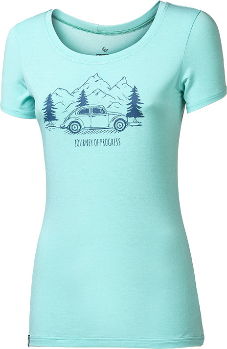 Dámské triko s bambusem PROGRESS Liberta Beetle modré Velikost: M