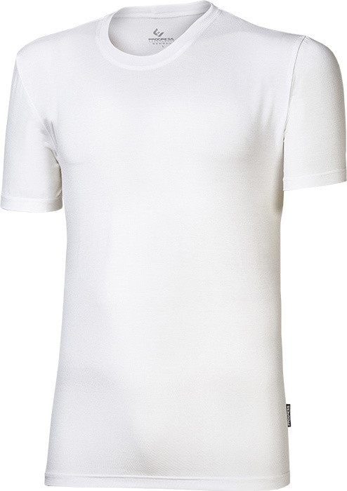 Pánské bambusové triko PROGRESS Original Bambus-lite bílé Velikost: XXXL