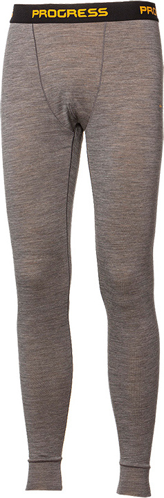 Pánské merino spodky PROGRESS Mb Sdn tm.šedá/kari Velikost: XL