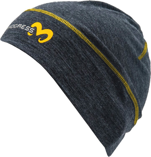 Merino čepice PROGRESS Mw Beanie šedý melír Velikost: S/M