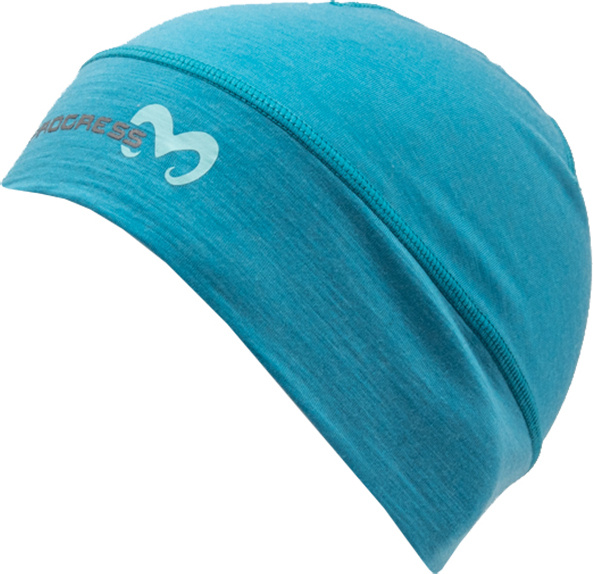 Unisex merino čepice PROGRESS MW Beanie modrá Velikost: S/M