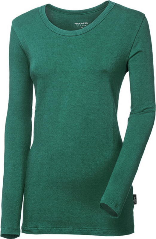 Dámské funkční triko PROGRESS Original Bambus khaki Velikost: XL