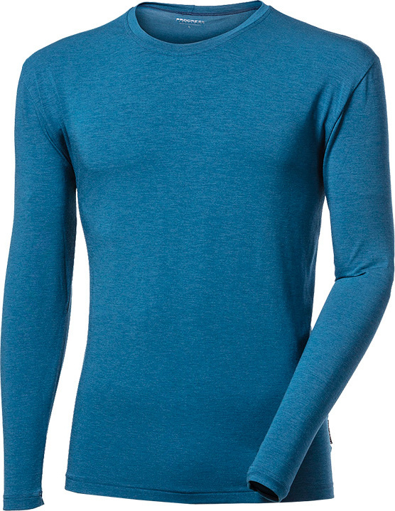 Pánské funkční triko PROGRESS Original Coffee Ls petrol Velikost: L