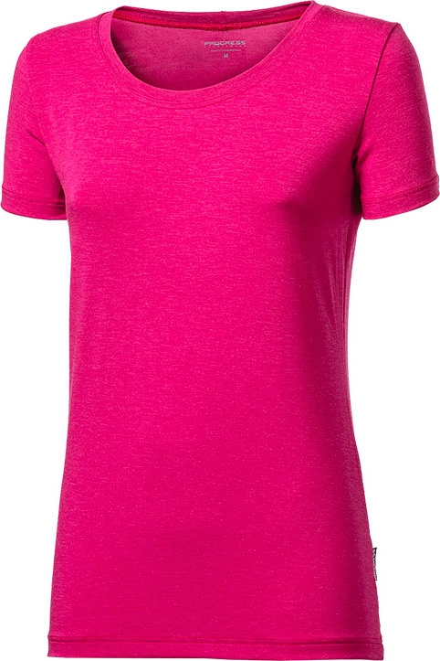 Dámské funkční triko PROGRESS Original Coffee fuchsie Velikost: XL