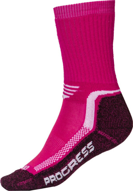 Dětské zimní ponožky PROGRESS Kids Winter Sox fuchsie Velikost: 35-38