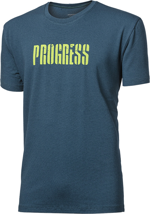 Pánské tričko s bambusem PROGRESS Barbar Army modré Velikost: XXL