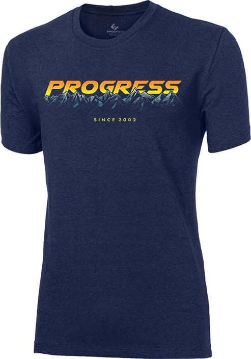 Pánské bambusové triko PROGRESS Barbar Sunset modré Velikost: XL