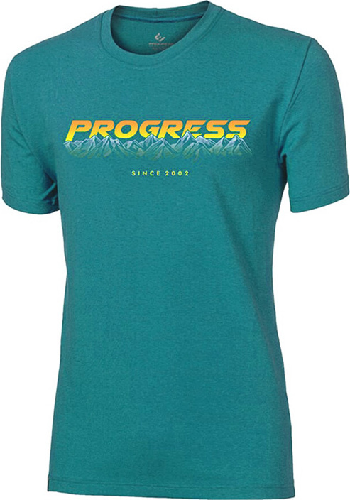 Pánské bambusové triko PROGRESS Barbar Sunset zelené Velikost: XL