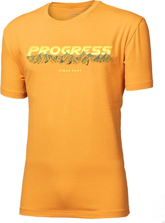 Pánské bambusové triko PROGRESS Barbar Sunset kari Velikost: XL