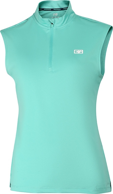 Dámská jezdecká polokošile PROGRESS bez rukávů Luka Lady modrá Velikost: XL