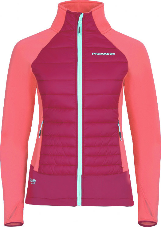 Dámská hybridní mikina PROGRESS Hybernia růžová Velikost: M