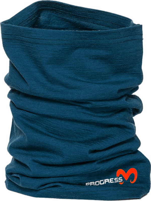Unisex merino nákrčník PROGRESS MW Tube petrolejový Velikost: UNI
