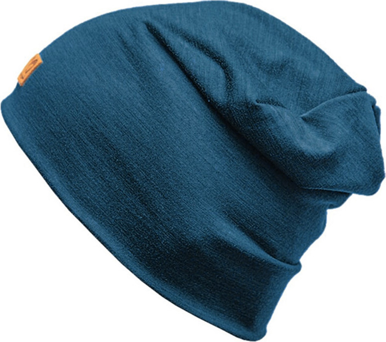 Unisex merino čepice PROGRESS Freebeanie petrolejová Velikost: UNI