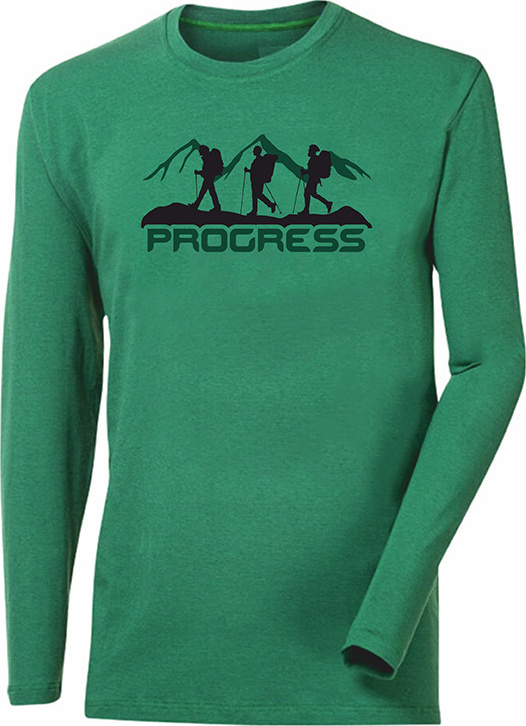 Pánské bambusové triko PROGRESS Vandal khaki Velikost: M