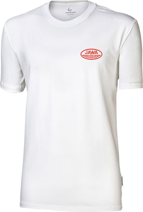 Pánské bambusové triko PROGRESS Jawa Fan bílé Velikost: L