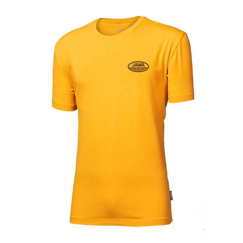 Pánské bambusové triko PROGRESS Jawa Fan žluté Velikost: S