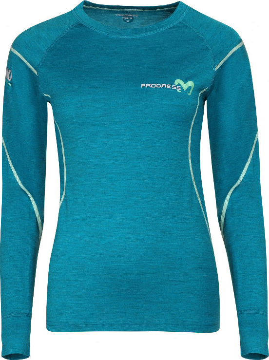 Dámské merino triko PROGRESS MW Ndrz modré Velikost: S