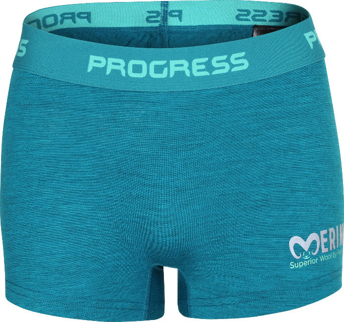 Dámské merino boxerky PROGRESS MW Sknz modré Velikost: XL
