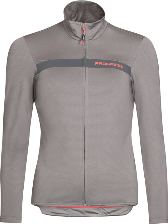 Dámský zateplený cyklistický dres PROGRESS Arosa šedý Velikost: M