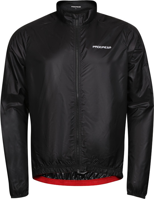 Pánská cyklistická větrovka PROGRESS Windy Bike černá Velikost: XL