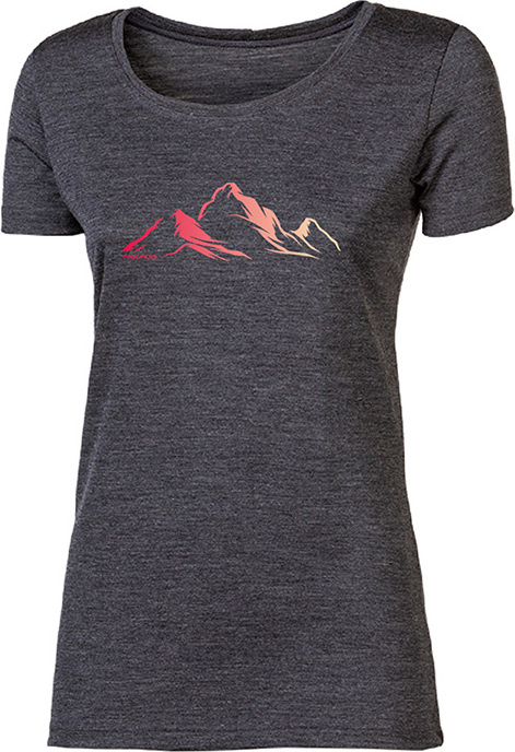 Dámské merino triko PROGRESS Vinka Mountains šedé Velikost: S