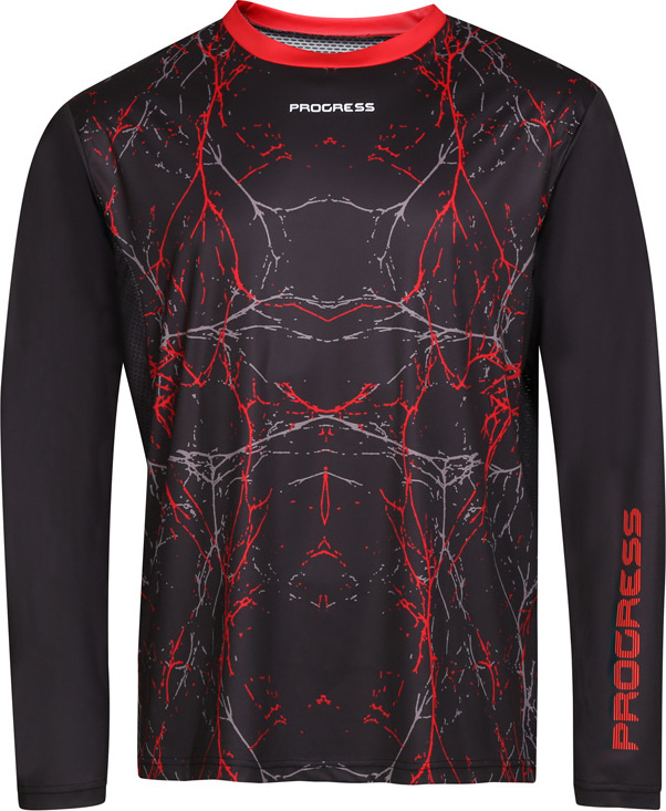 Pánský cyklistický dres PROGRESS Armagedon černý Velikost: XXL