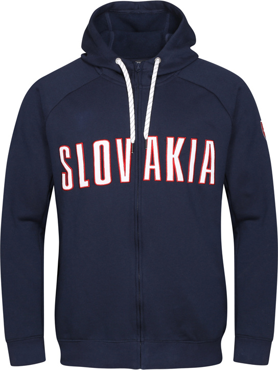 Pánská tepláková mikina PROGRESS SK Hoody Zip man modrá Velikost: XXL