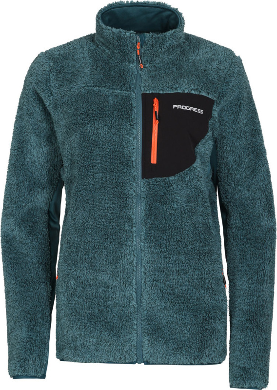 Pánská funkční mikina PROGRESS Bjorn zelená Velikost: M