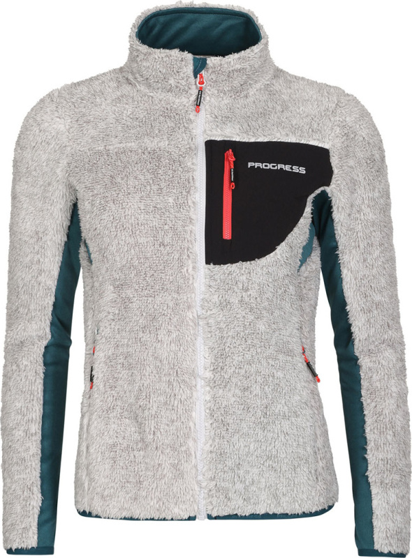 Dámská technická mikina PROGRESS Alva šedá Velikost: M