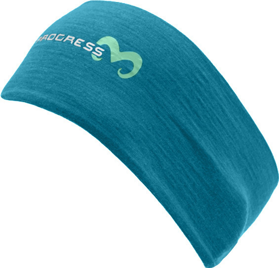 Unisex merino čelenka PROGRESS Mw Headband zelená Velikost: UNI