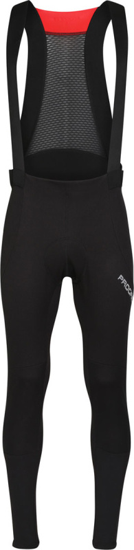 Pánské cyklistické kalhoty PROGRESS Giro s kšandami černé Velikost: L